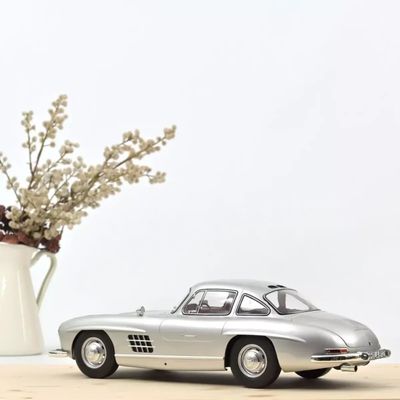 Mercedes-Benz 300 SL - 1954 - Silver - Norev - 1:12