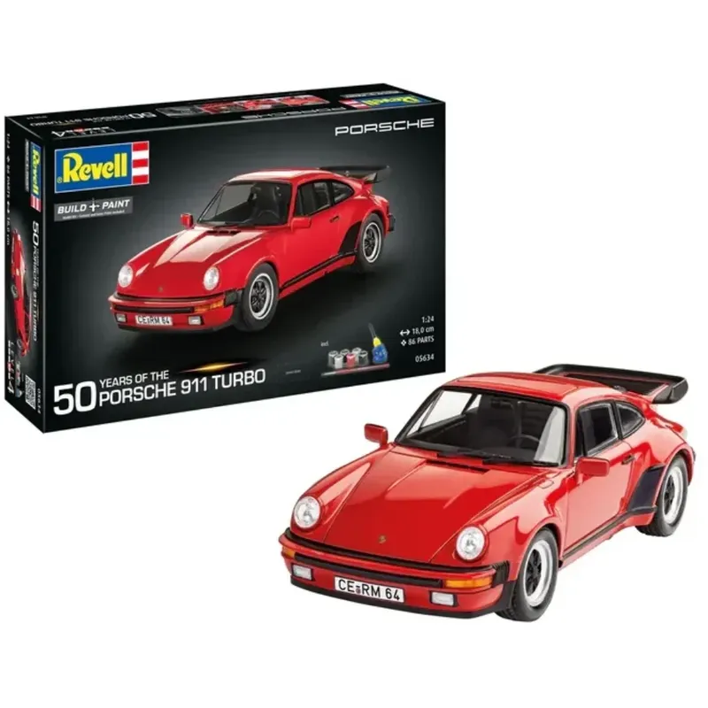 Porsche 911 Turbo - 50th Anniversary - 05634 - Revell - 1:24
