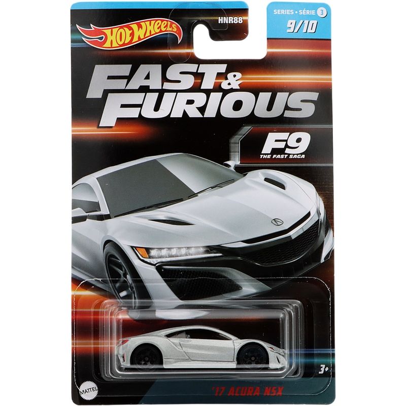 17 Acura NSX - Grå - F&F - S3 9/10 - Hot Wheels