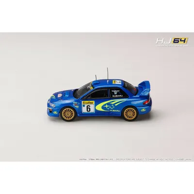 Subaru Impreza WRC 1999 #6 Monte Carlo - Hobby Japan - 1:64