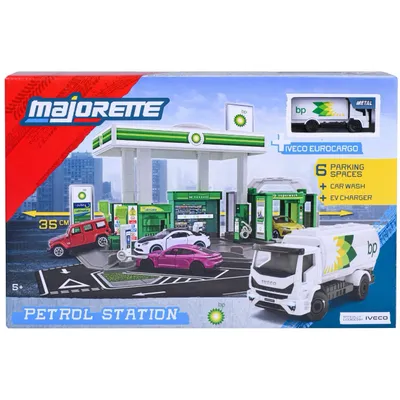 Bensinstation - Pumpar, elbilsladdare och biltvätt - BP - Majorette