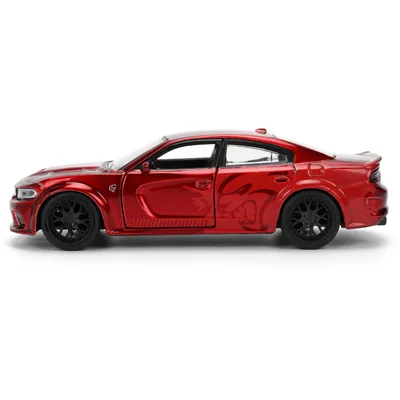 2021 Dodge Charger SRT Hellcat - Röd - Pink Slips - Jada - 13 cm