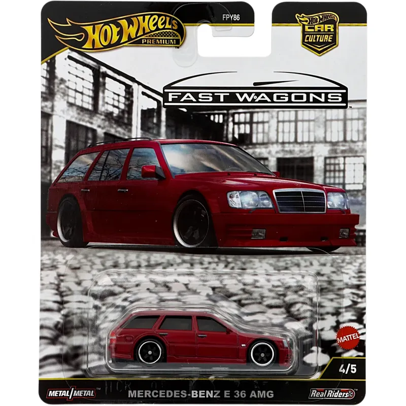 Mercedes-Benz E 36 AMG - Röd - Fast Wagons - Hot Wheels