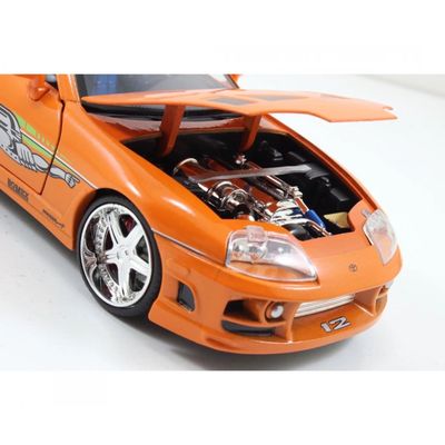 Brian's Toyota Supra - Fast & Furious - Orange - Jada Toys