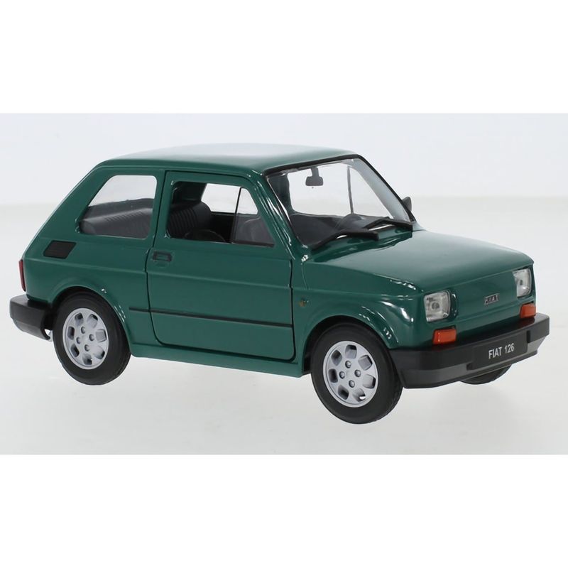 Fiat 126 - Grön - Welly - 1:21