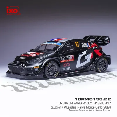 Toyota GR Yaris Rally1 - Ogier / Landais - 2024 - Ixo - 1:18