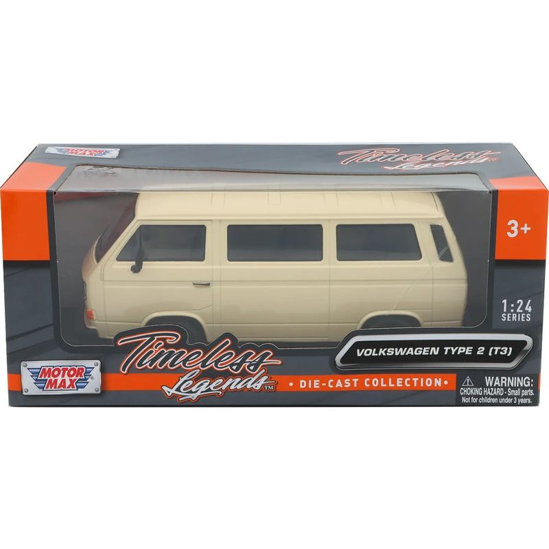 Volkswagen Type 2 (T3) - Beige - Motormax - 1:24