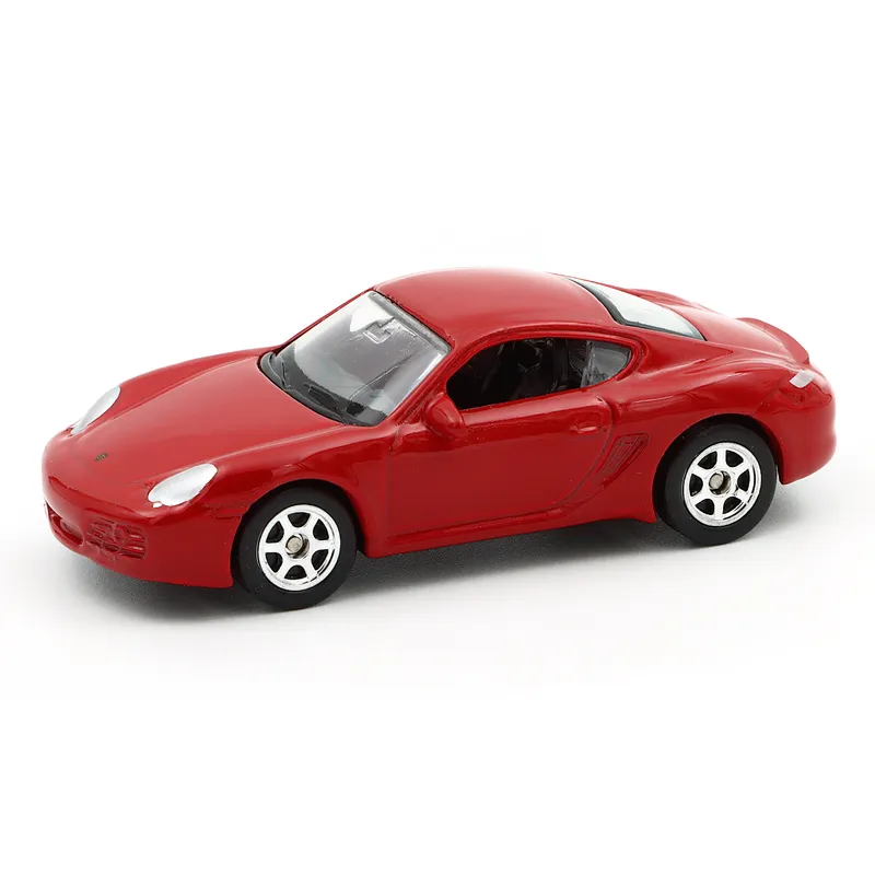 Porsche Cayman S - Röd - Welly - 7 cm