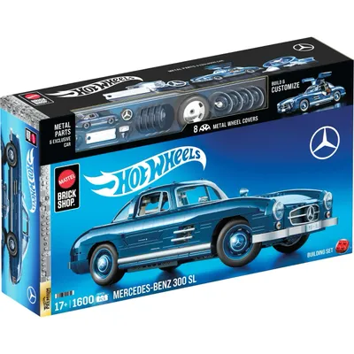 Mercedes-Benz 300 SL - Brick Shop - Klossbyggsats - Hot Wheels Premium Series