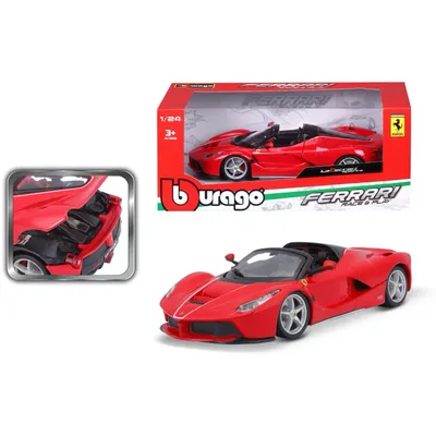 Ferrari LaFerrari Aperta - Röd - Bburago - 1:24