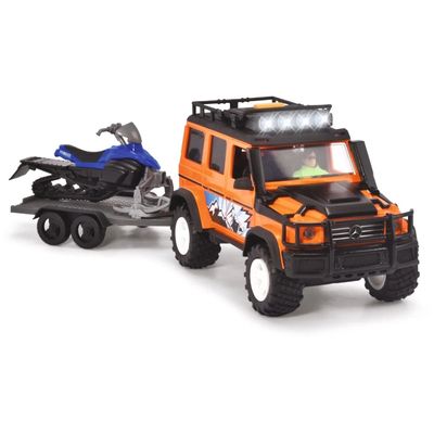 Winter Rescue Set - Mercedes-jeep med skoter - Dickie Toys
