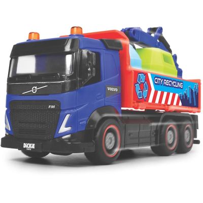 City Truck - Återvinningsbil - Volvo - Dickie Toys - 19 cm