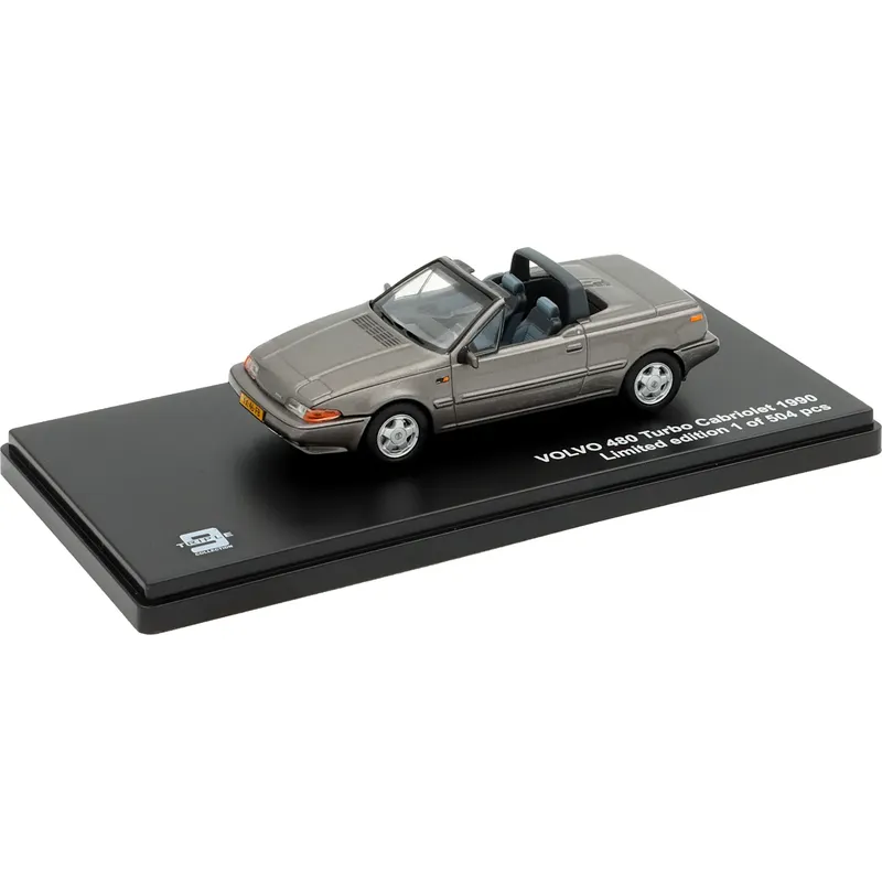 Volvo 480 Turbo Cabriolet 1990 - Silver - Triple9 - 1:43