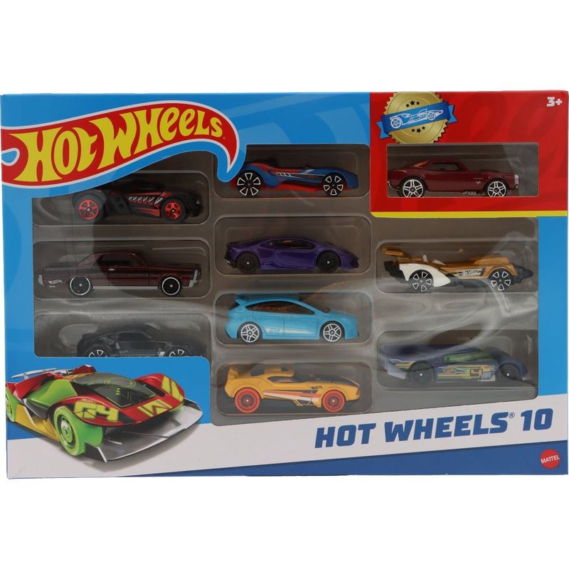 Hot Wheels 10 - Multipack med 10 leksaksbilar - Variant 3