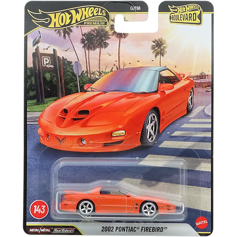 2002 Pontiac Firebird - Orange - Boulevard 143 - Hot Wheels