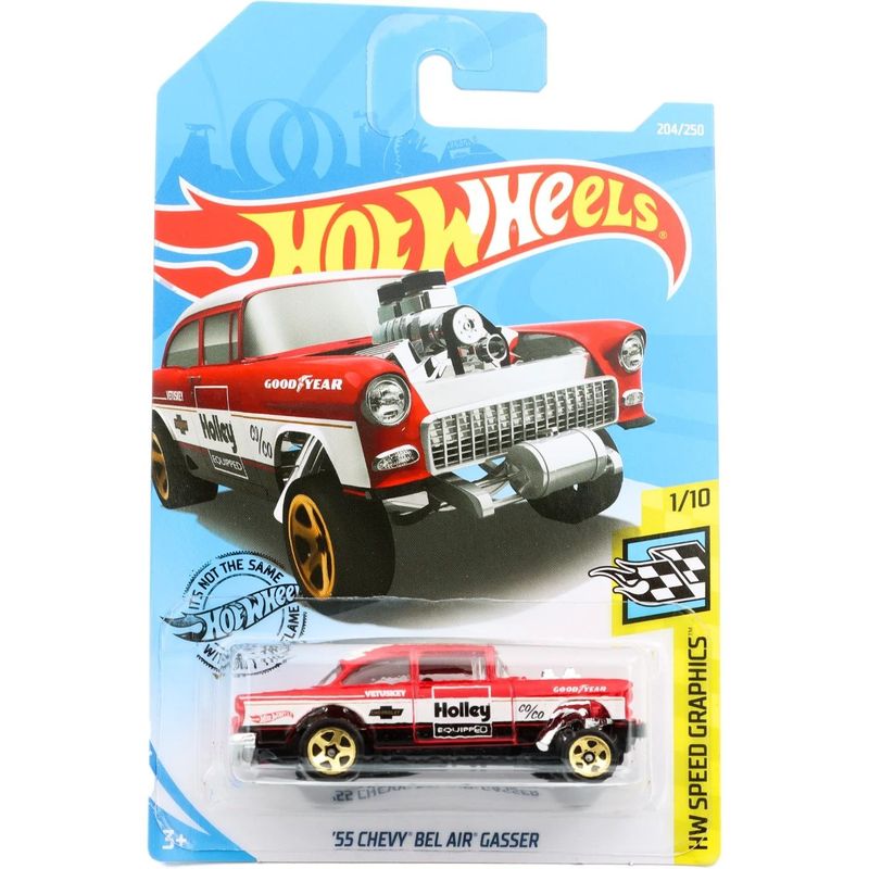 55 Chevy Bel Air Gasser - HW Speed Graphics - Hot Wheels