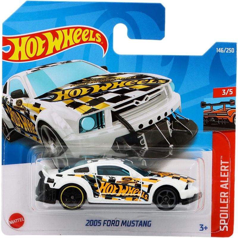 2005 Ford Mustang - Spolier Alert - Vit - Hot Wheels