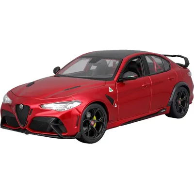 Alfa Romeo Giulia GTAm - 2020 - Röd - Bburago - 1:18