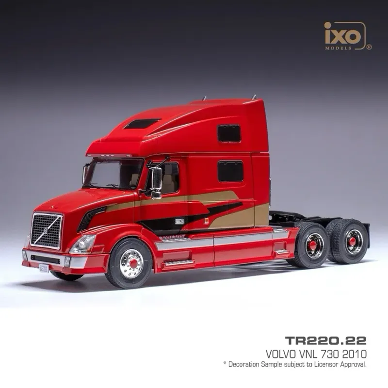 Volvo VNL 730 - 2010 - Röd - Ixo Models - 1:43