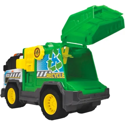 Recycle Truck - Grön Sopbil - Ljud & Ljus - Dickie Toys