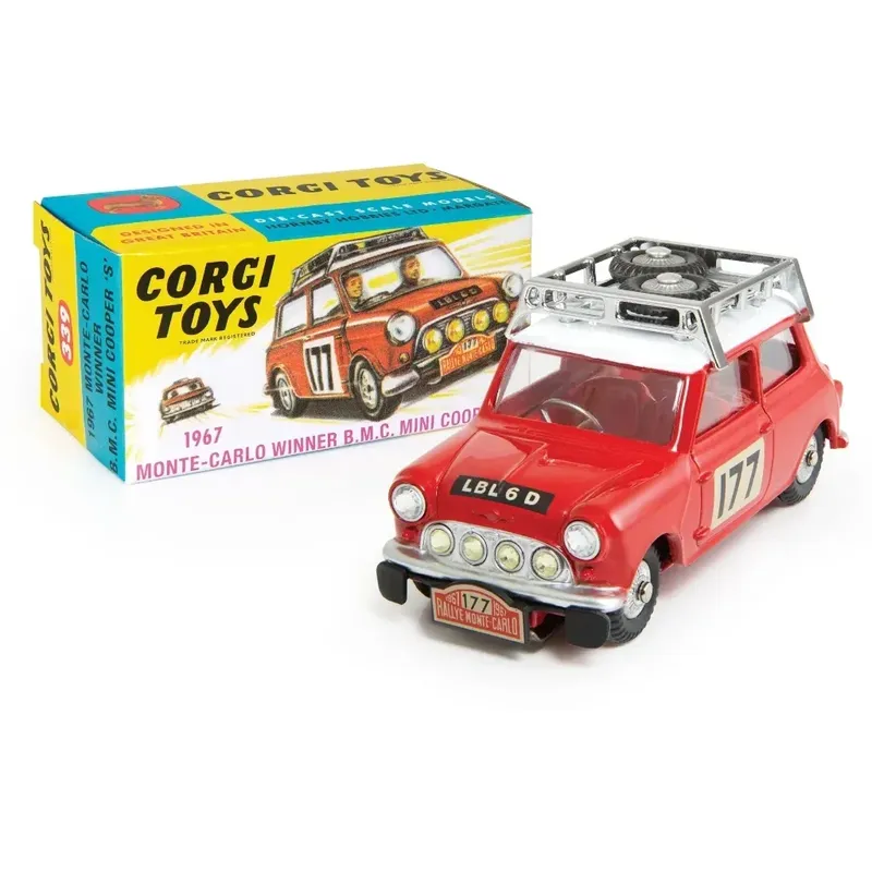 1967 Monte-Carlo Winner B.M.C. Mini Cooper S - Corgi - 1:42