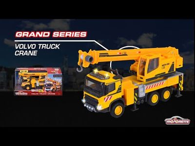 Volvo Truck Crane - Kranbil - Majorette Grand Series