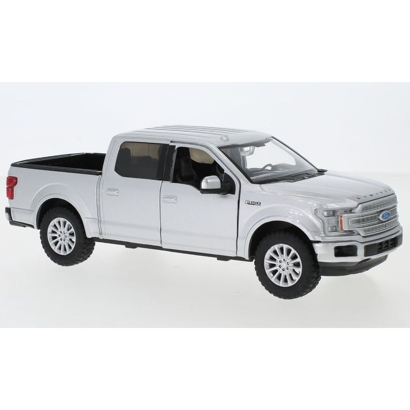 2019 Ford F-150 Limited Crew Cab - Silver - Motormax - 1:27