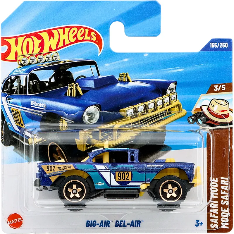 Big-Air Bel-Air - Blå - Safari Mode - Hot Wheels