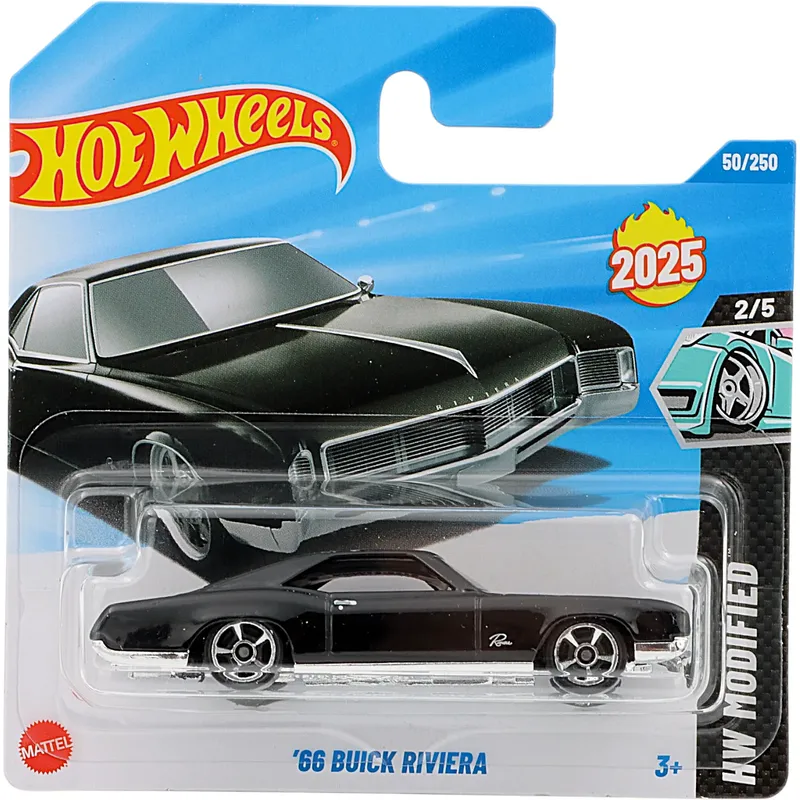 '66 Buick Riviera - Svart - HW Modified - 50/250 - Hot Wheels