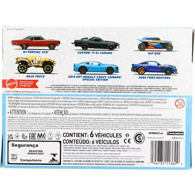 Hot Wheels Legends Themed Multipack - 6 bilar