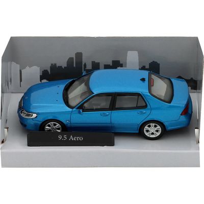 Saab 9-5 Aero - Blå - Cararama - 1:43