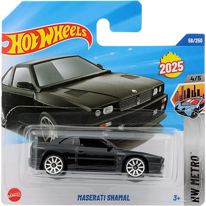 Maserati Shamal - Svart - HW Metro - 58/250 - Hot Wheels