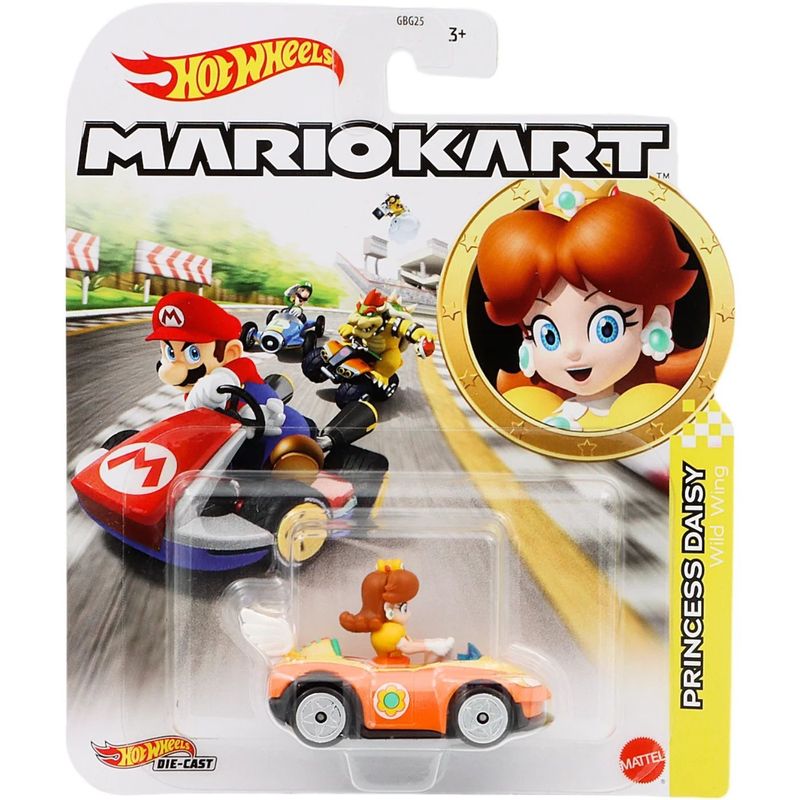 Princess Daisy - Wild Wing - Mario Kart - Hot Wheels