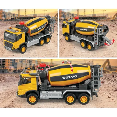 Volvo FMX Cementbil - Truck Cement Mixer - Majorette - 19 cm