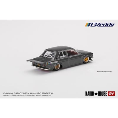 Datsun 510 Pro Street GReddy - 017 - KAIDO - Mini GT - 1:64