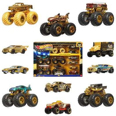 Trophy Champions - Hot Wheels Monster Trucks - Stor pakke