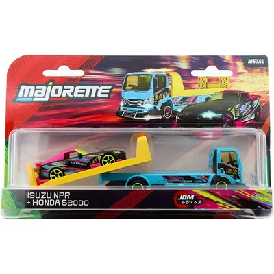 Isuzu NPR + Honda S2000 - JDM Legends Tuning Transporter - Majorette