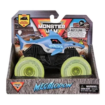 Megalodon - Monster Jam - Light up Wheels Truck - 12 cm