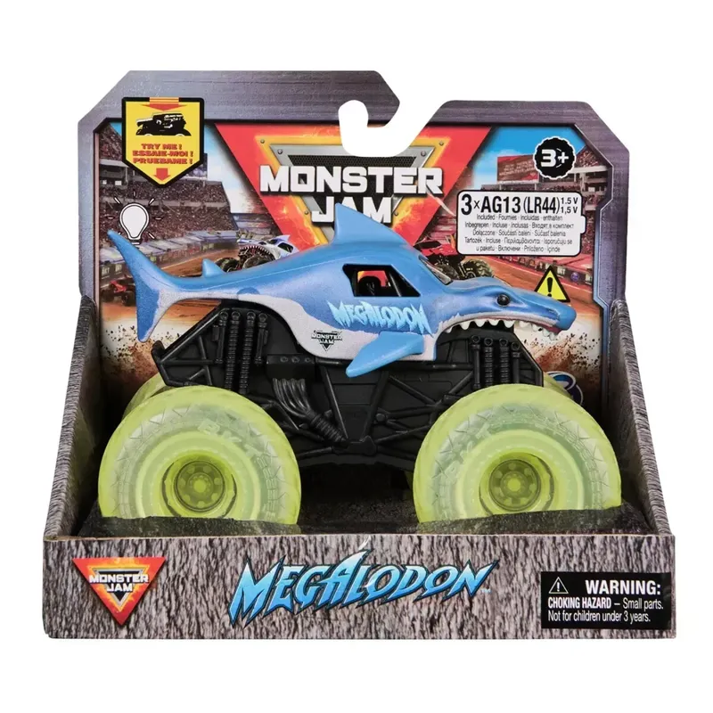 Megalodon - Monster Jam - Light up Wheels Truck - 12 cm
