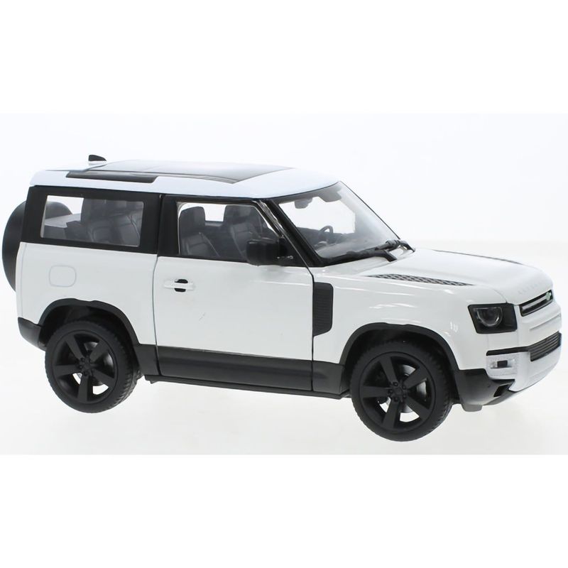 2020 Land Rover Defender - Vit - 1:26 - Welly