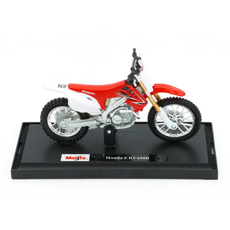 Honda CRF450R - Motocrosscykel - Röd - Maisto - 13 cm