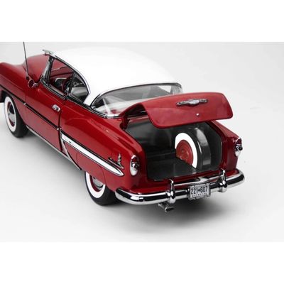 1953 Chevrolet Bel Air Coupe - Röd - Sun Star - 1:18