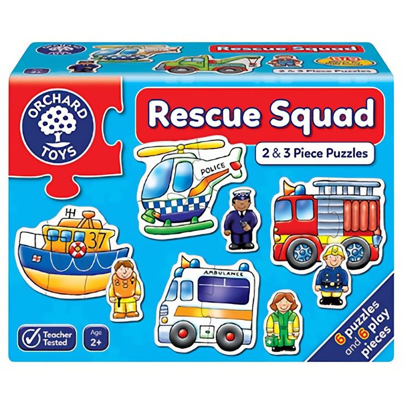 Rescue Squad - pussel för de minsta - Orchard Toys