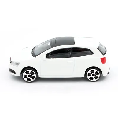 Volkswagen Polo Mk5 GTI - Vit - Bburago - 9 cm