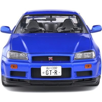 Nissan Skyline GT-R (R34) - 1999 - Blå - Solido - 1:18