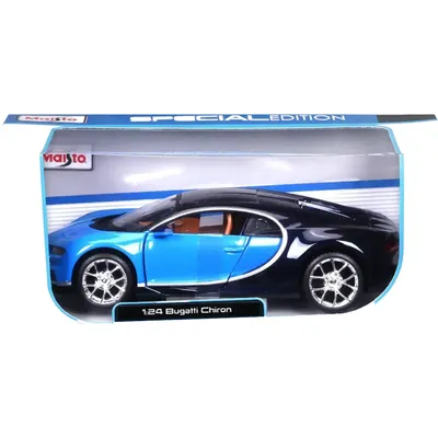 Bugatti Chiron - Blå - Maisto - 1:24