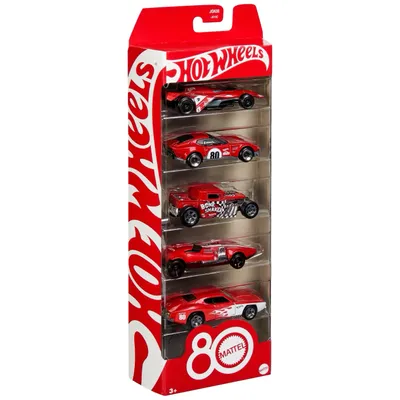 Mattel 80th Anniversary - 5-pack - Hot Wheels