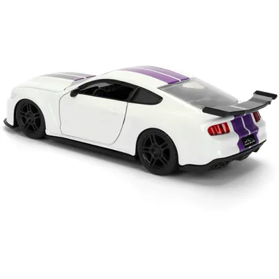 2016 Ford Mustang GT - Vit - Pink Slips - Jada - 13 cm