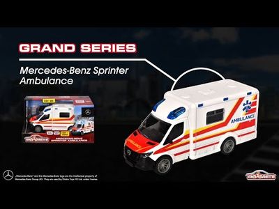 Finsk Ambulans - Mercedes-Benz - Majorette Grand Series