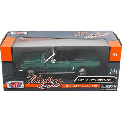 1964 1/2 Ford Mustang - Metallicgrön - Motormax - 1:24